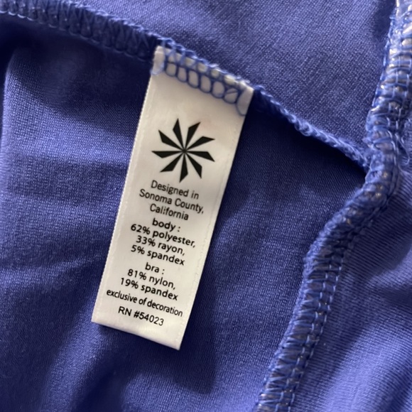 Athleta Lavender Tee Racerback Dress Size M - Picture 6 of 7